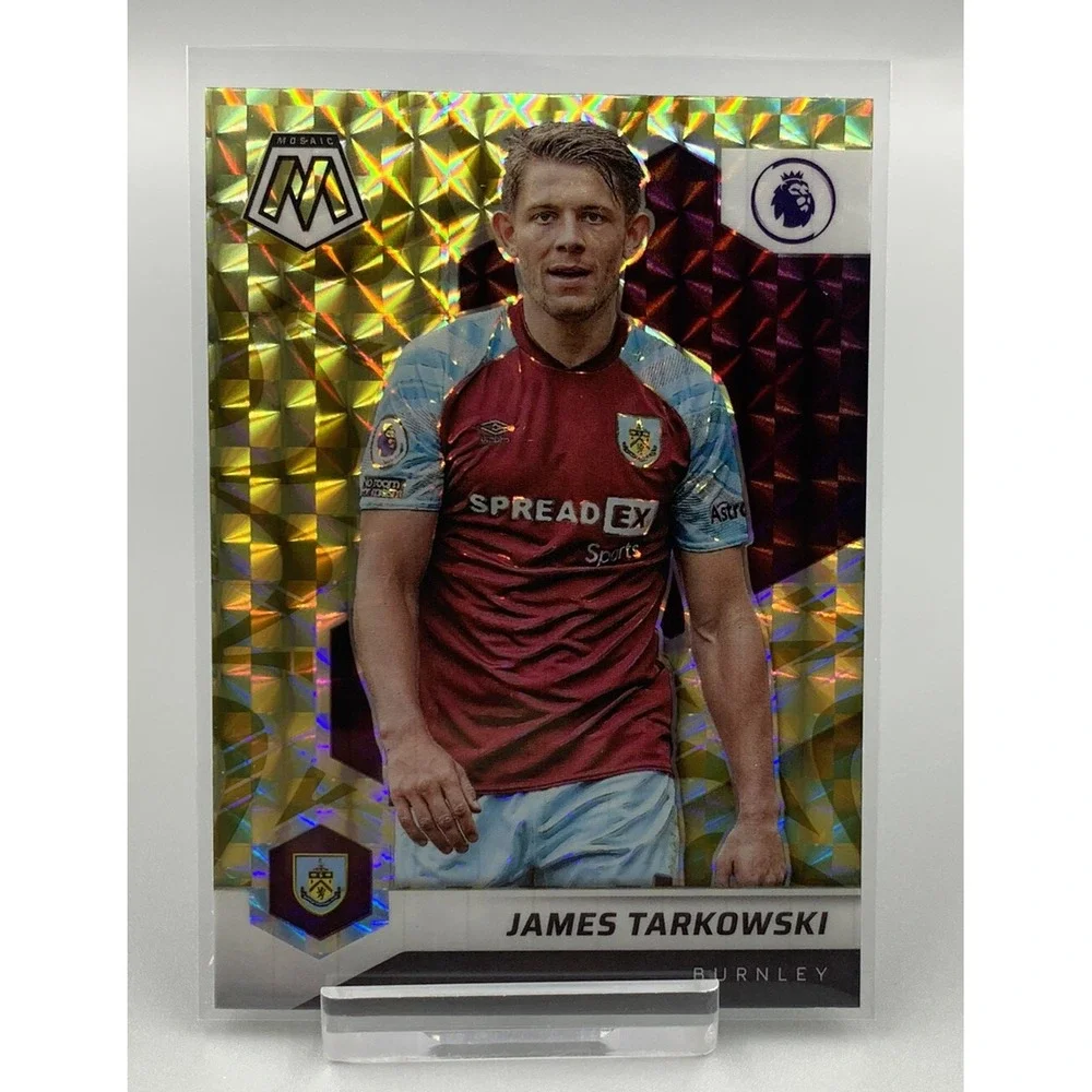 2021-22 PANINI MOSAIC PREMIER‎ LEAGUE JAMES TARKOWSKI REACTIVE GOLD PRIZM #35
